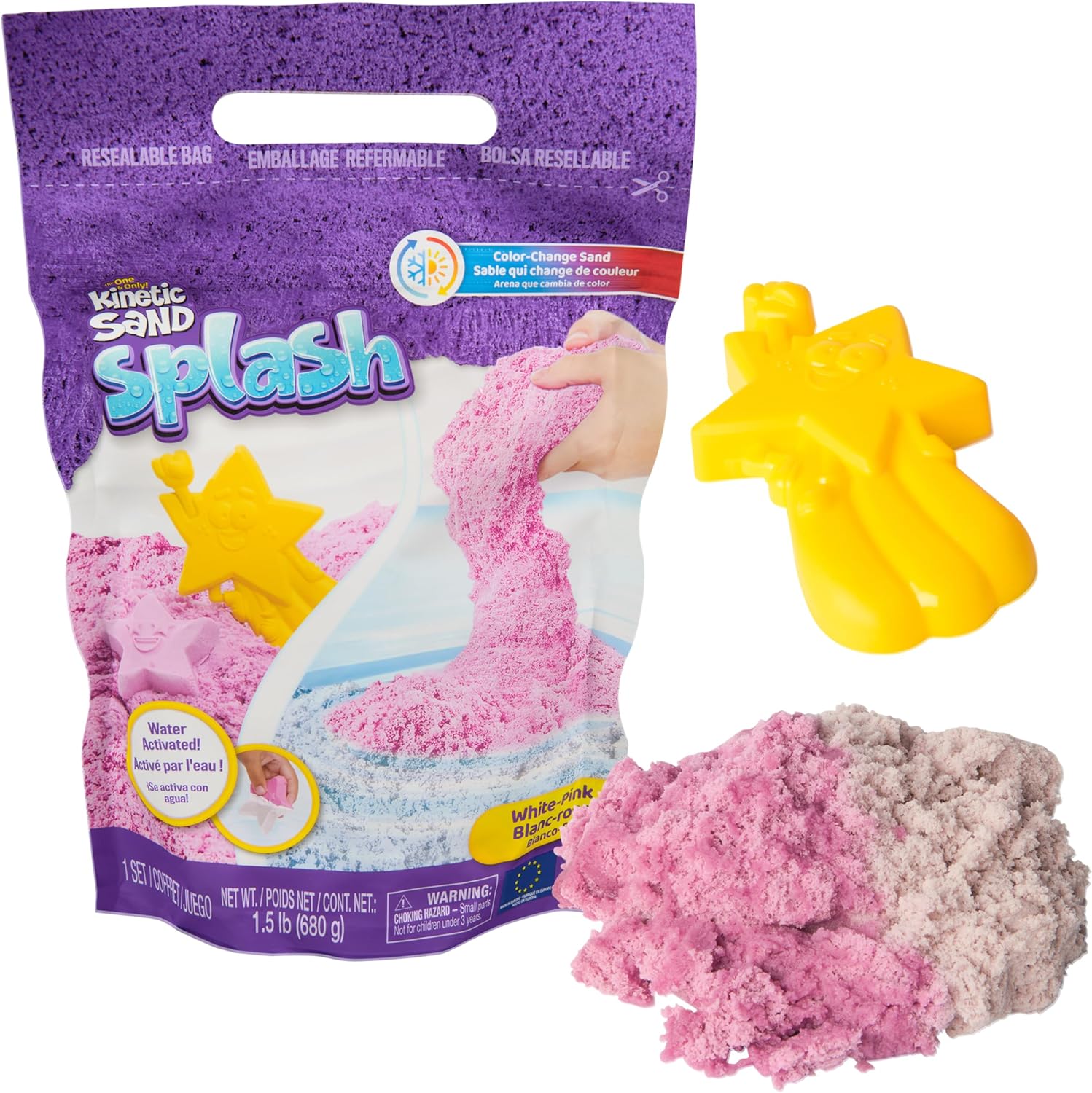 Generic Brand Kinetic Sand - Splash.1.5lb