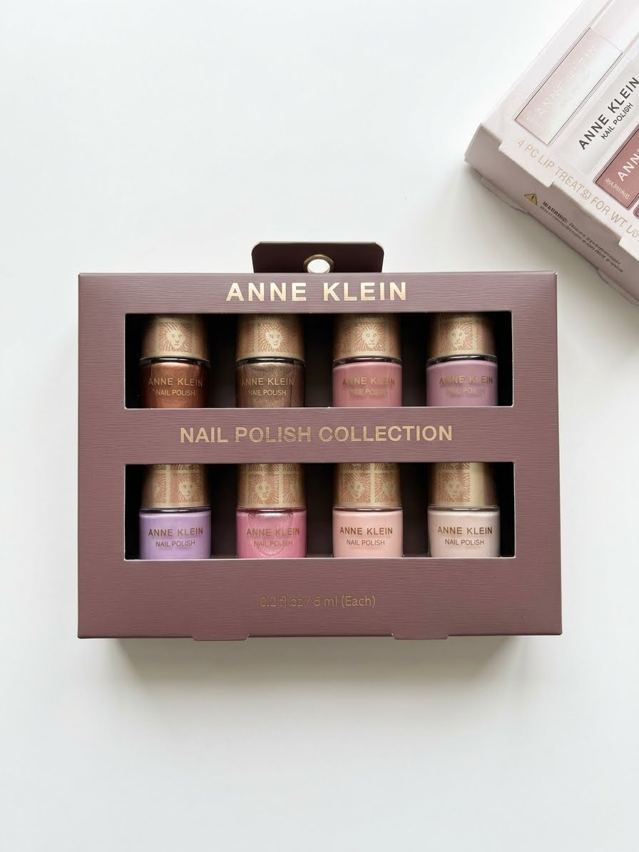 Ann Klein Anne Klein 8 Pc Mini Nail Polish Gift Set - Assorted Colors Travel Size