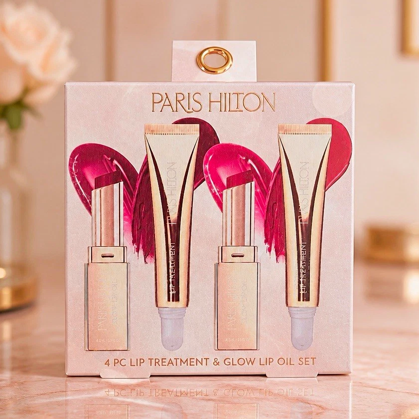 Paris Hilton Paris Hisltop 4pcs Lip glow up
